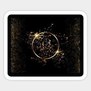 Golden circle Sticker